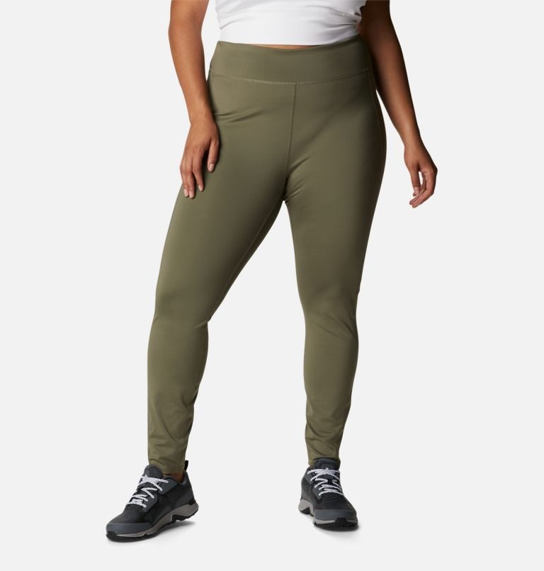 Women\'s Columbia River Tight Olive | Plus Size CA-J1C5L